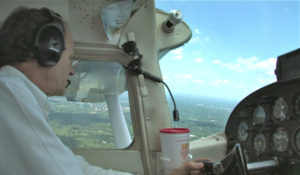 Livingston Taylor flying in his 4 seat plane in video directed by Tony Bennis