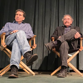 Tony Bennis Roger Lyons discuss Ethched in Glass: The Legacy of Steve Ross at Tribeca Screening Room in New York City
