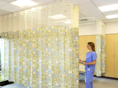 Virus Reducing Hospital Curtains